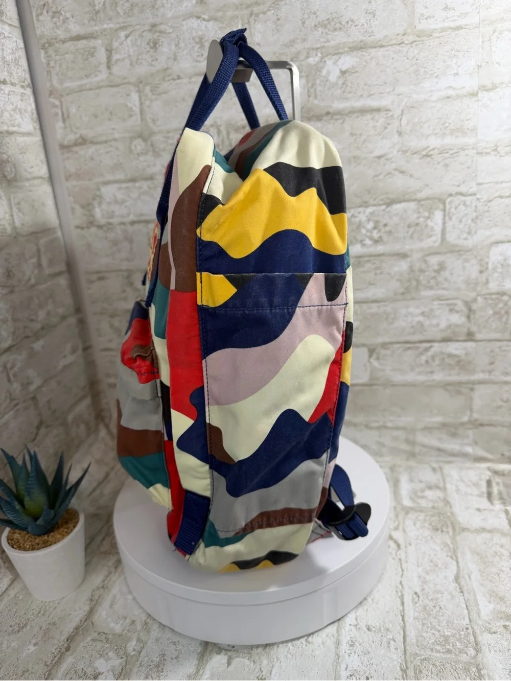 Fjällräven Kanken x Erik Olovsson LIMITED Ed. Multi-Color Spring Landscape EUC